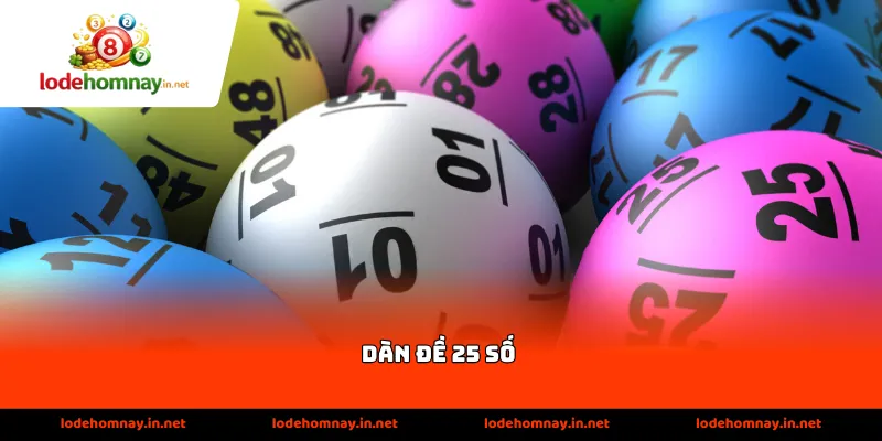 dàn đề 25 số